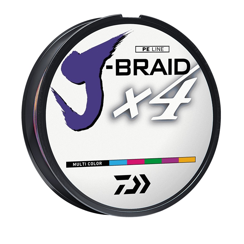 Daiwa J-Braid X4 Braided Line - Multi Color