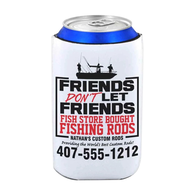 Mud Hole Personalized Can Koozie 014 – Friends Don’t Let Friends