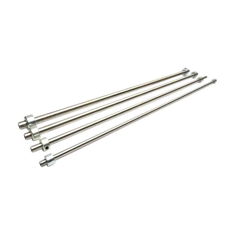 Crb Steel Turning Mandrels – 18" With Collars (1/4", 5/16", 3/8", 7/16")