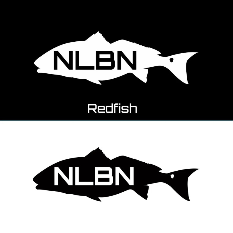 Nlbn Vinyl Fish Decals (4" & 7")