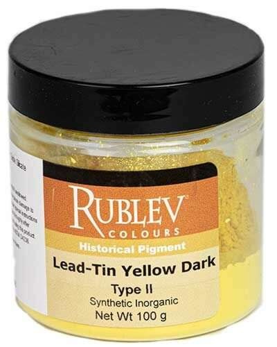 Lead-Tin Yellow Dark (Type Ii) Pigment, Size: 100 G Jar