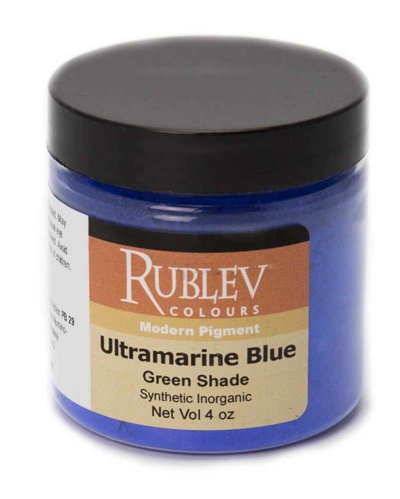 Ultramarine Blue (Green Shade) Pigment, Size: 4 Oz Vol Jar