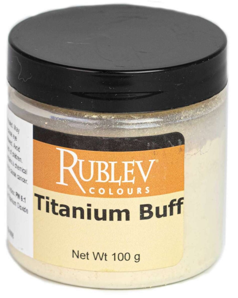 Buff Titanium Pigment, Size: 100 G Jar