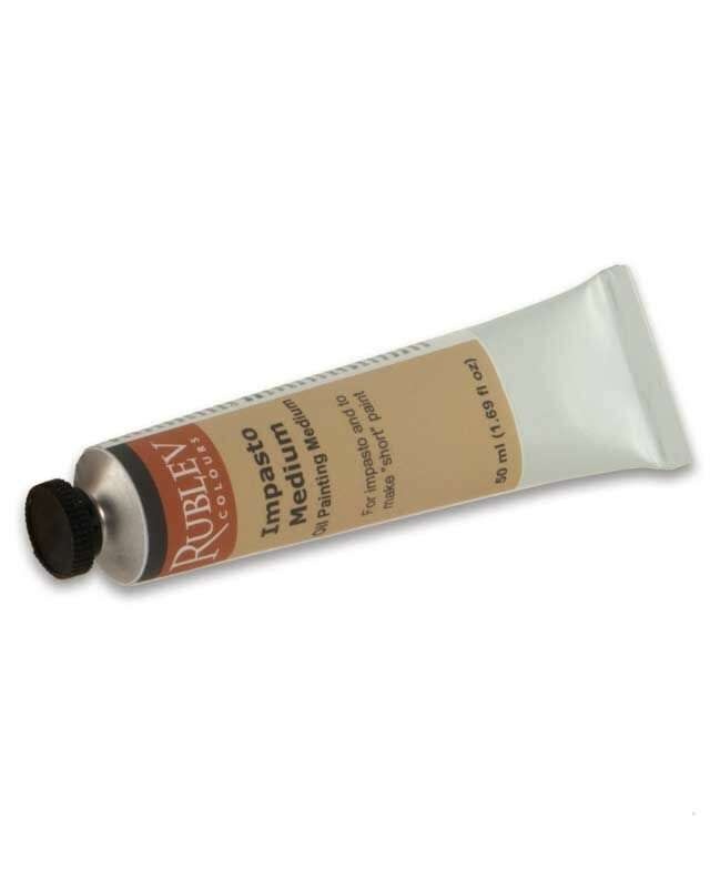 Impasto Medium By Rublev Colours - Enhance Your Oil Paintings, Size: 50 Ml Tube