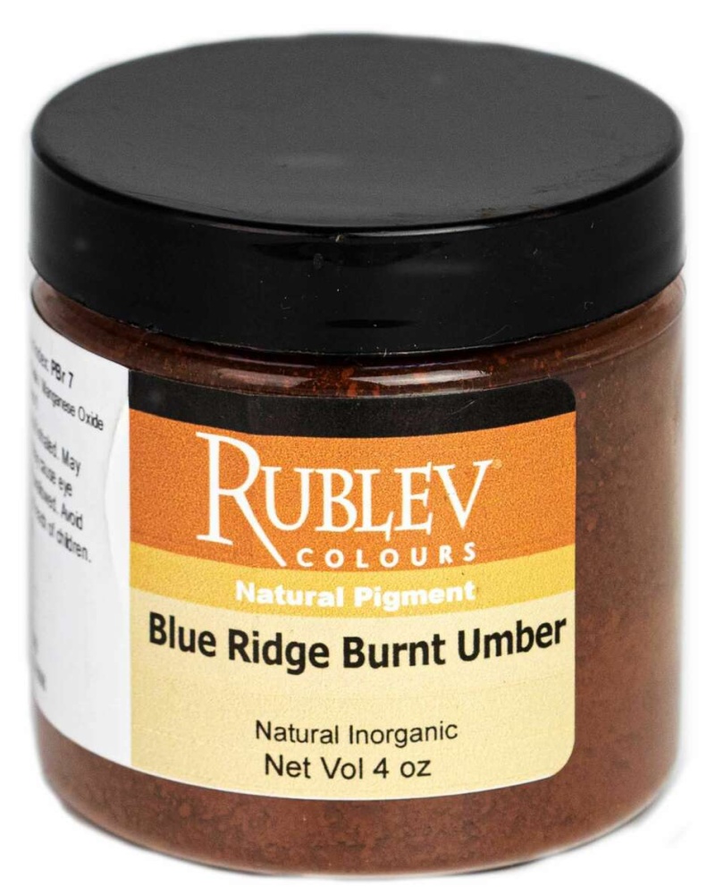  Blue Ridge Burnt Umber Pigment, Size: 4 Oz Vol Jar