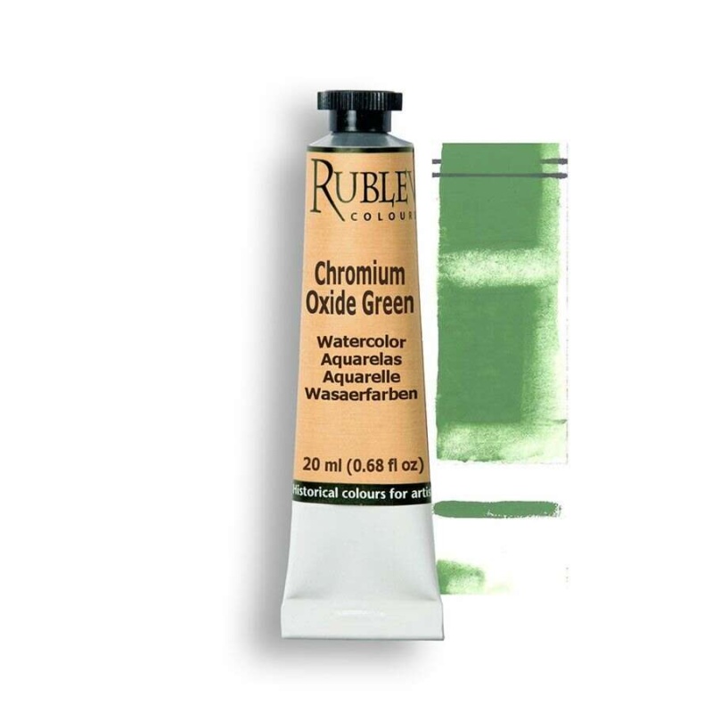  Chromium Oxide Green Watercolor Paint, Size: 15 Ml Tube