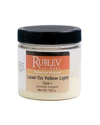  Lead-Tin Yellow Light (Type I) Pigment, Size: 100 G Jar