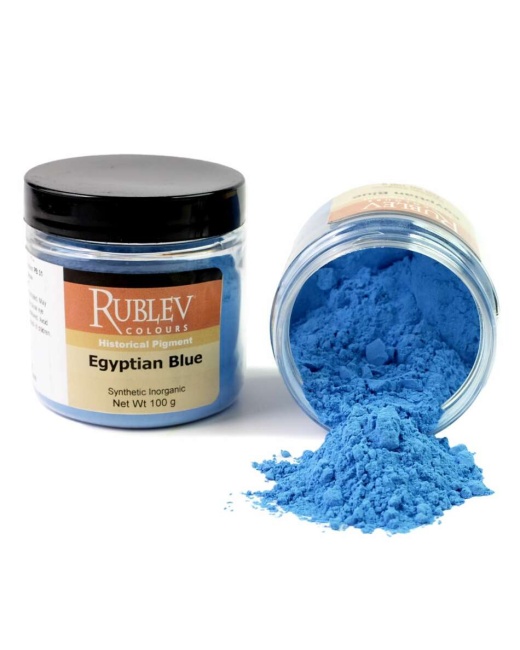 Egyptian Blue Pigment, Size: 10 G Jar
