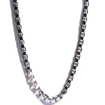 Stainless Steel 24 Inch 2Mm Box Neck Chain Necklace
