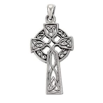 Sterling Silver Celtic Filigree Cross Pendant