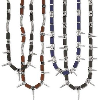 New Industrial Tribal Spike Necklaces