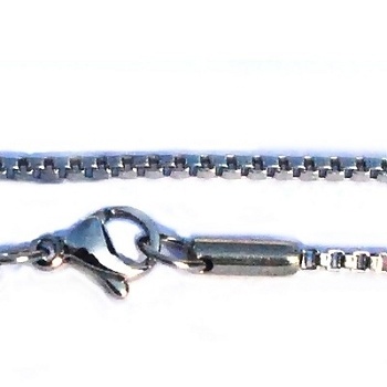 Stainless Steel 24 Inch 2Mm Box Neck Chain Necklace