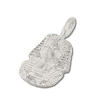 Sterling Silver King Tut Diamond Cut Pendant