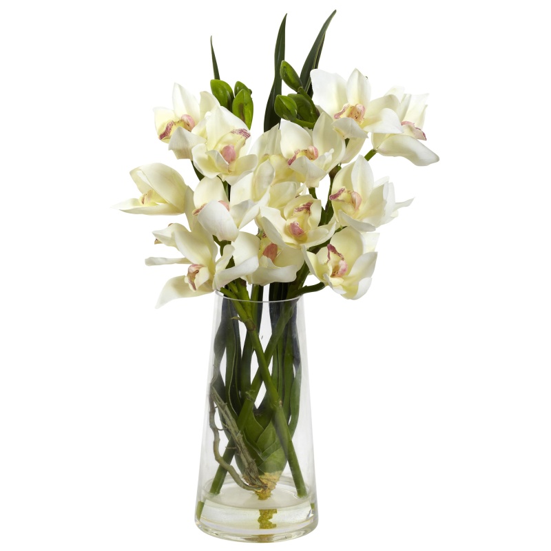 Cymbidium Orchid W/Vase