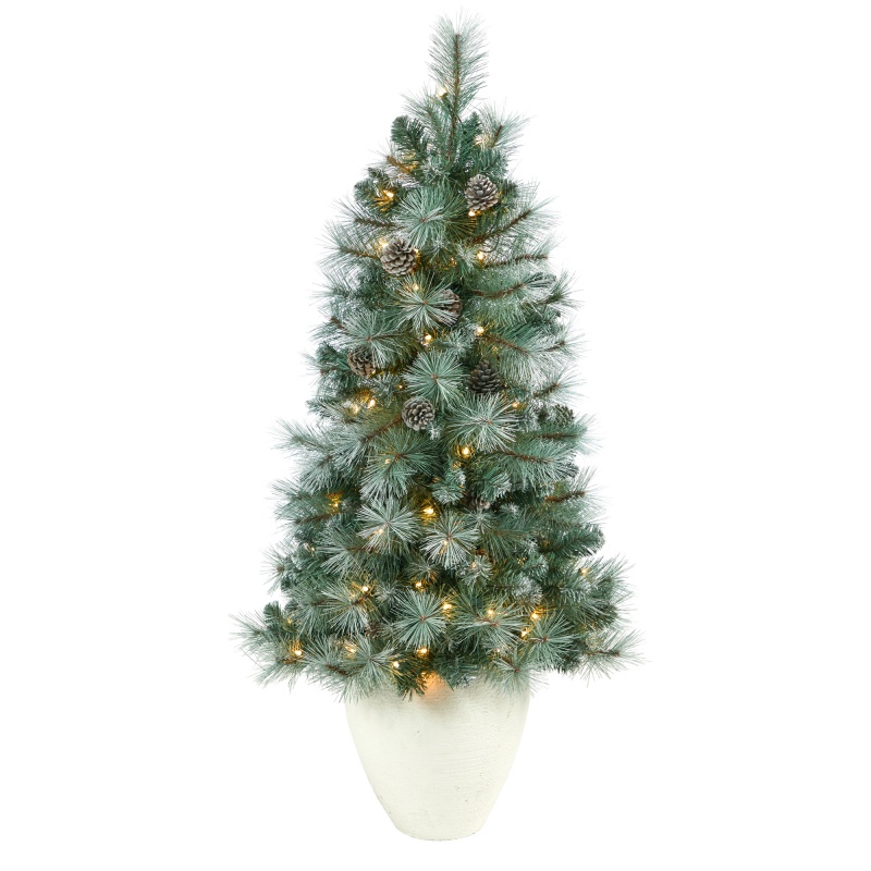 50” Frosted Tip British Columbia Mountain Pine Artificial Christmas Tree