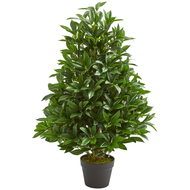 3’ Bay Leaf Artificial Topiary Tree Uv Resistant (Indoor/Outdoor)