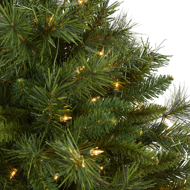 3’ Wyoming Mixed Pine Artificial Christmas Tree With 150 Clear Lights And 270 Bendable Branches
