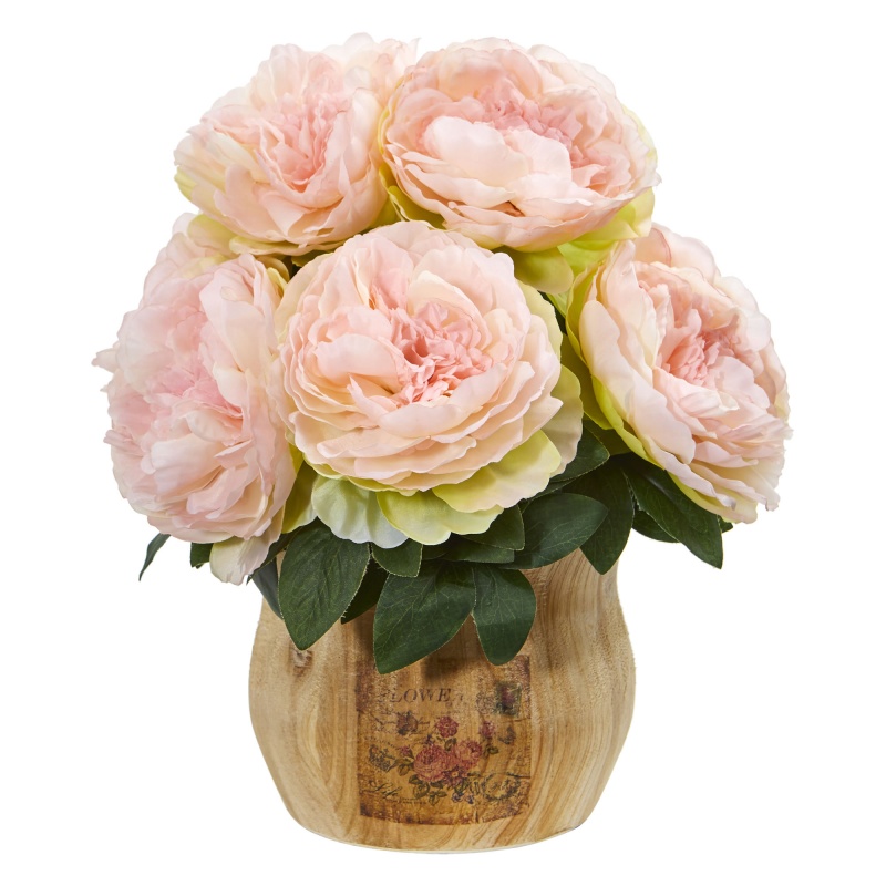 Pink Artificial Peony Arrangement