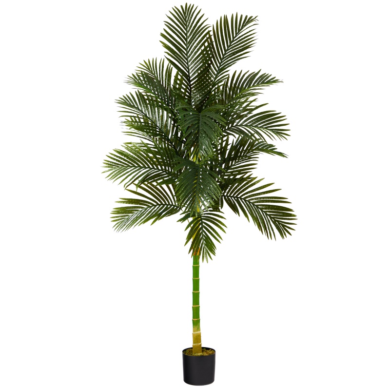 7’ Golden Cane Artificial Palm Tree