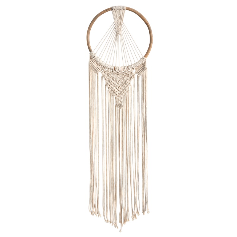 Handmade Bohemian Macrame Dreamcatcher Wall Hanging Decor