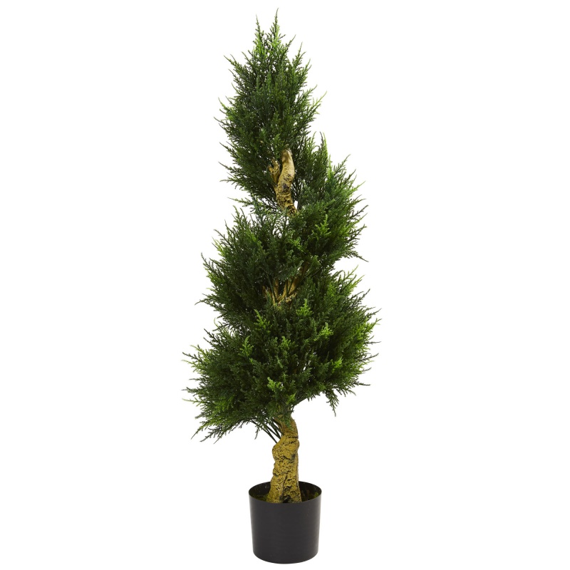 4.5' Spiral Cypress Artificial Tree