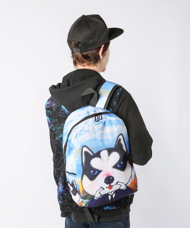 Artistic Husky Backpack