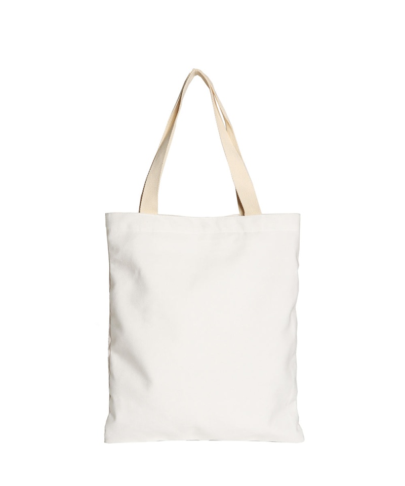 Frenchie White Canvas Bag