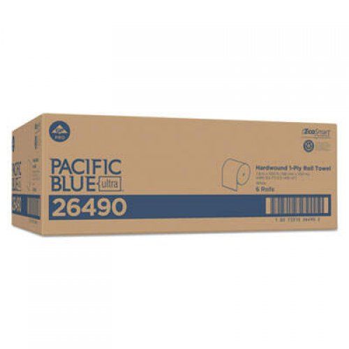 Georgia-Pacific Pacific Blue Ultra Paper Towels, White, 7.87 X 1150 Ft, 6 Roll/Carton