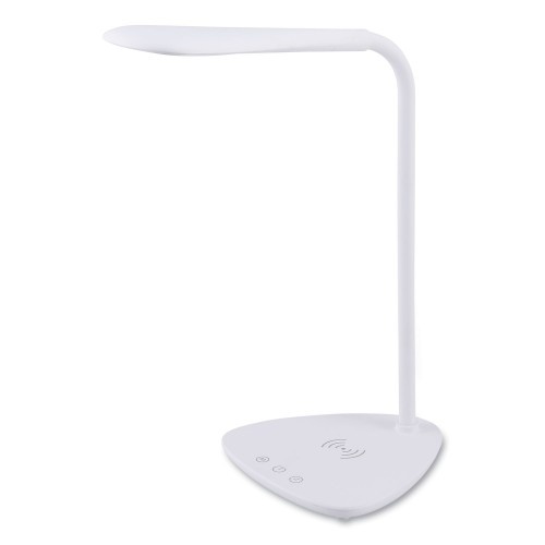 Bostitch Flexible Wireless Charging Led Desk Lamp, 12.88" High, White