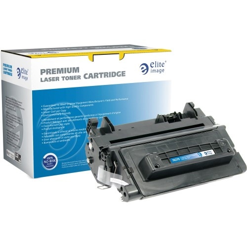Elite Image Remanufactured Extended Yield Laser Toner Cartridge - Alternative For Hp 90A - Black - 1 Each