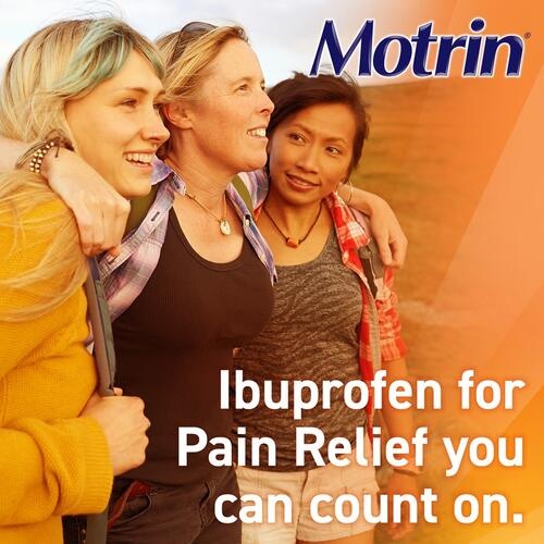 Motrin Ibuprofen Caplets