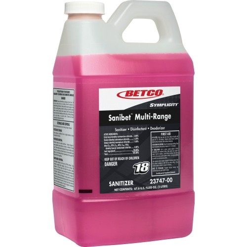 Betco Symplicity Sanibet Multi-Range Sanitizer - Fastdraw 18