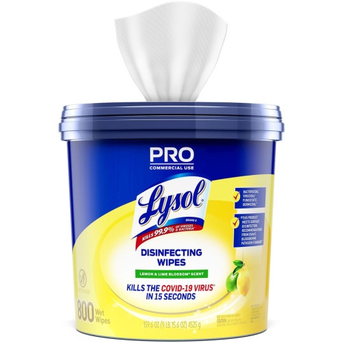 Lysol Disinfecting Wipe Bucket W/Wipes