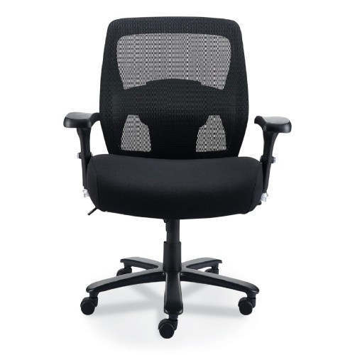 Alera Faseny Series Big And Tall Manager Chair, Supports Up To 400 Lbs, 17.48" To 21.73" Seat Height, Black Seat/Back/Base