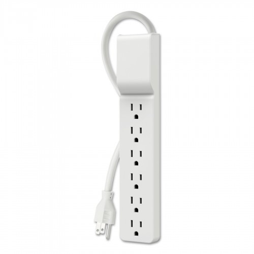 Belkin Home/Office Surge Protector, 6 Outlets, 10 Ft Cord, 720 Joules, White