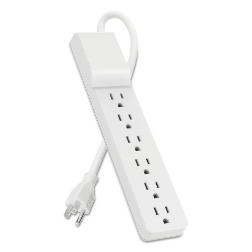 Belkin Home/Office Surge Protector, 6 Outlets, 10 Ft Cord, 720 Joules, White