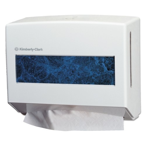Kimberly-Clark Scottfold Compact Towel Dispenser, 10.75 X 4.75 X 9, Pearl White