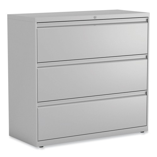 Alera Lateral File, 3 Legal/Letter/A4/A5-Size File Drawers, Light Gray, 42" X 18.63" X 40.25"