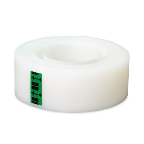 Scotch® Wall-Safe Tape with Dispenser, 1 Core, 0.75 x 50 ft, Clear,  2/Pack