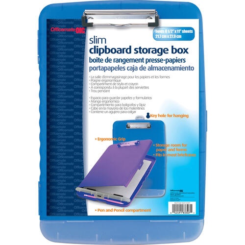 Officemate Slim Clipboard Storage Box