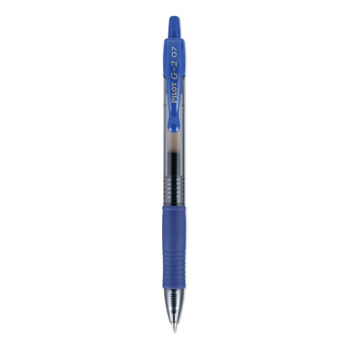 Pilot G2 Premium Gel Pen Convenience Pack, Retractable, Fine 0.7 Mm, Blue Ink, Blue Barrel, 36/Pack