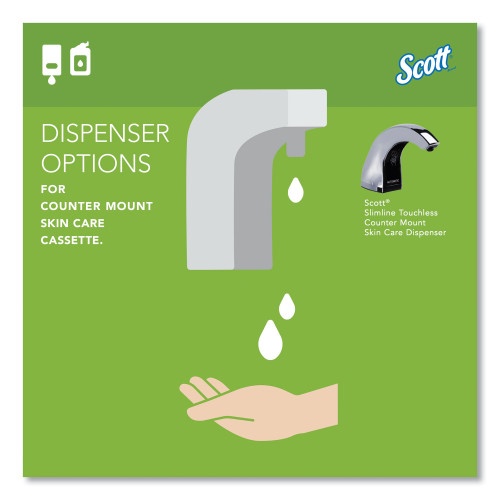 Scott Essential Green Certified Foam Skin Cleanser, Fragrance-Free, 1,500 Ml Refill, 2/Carton