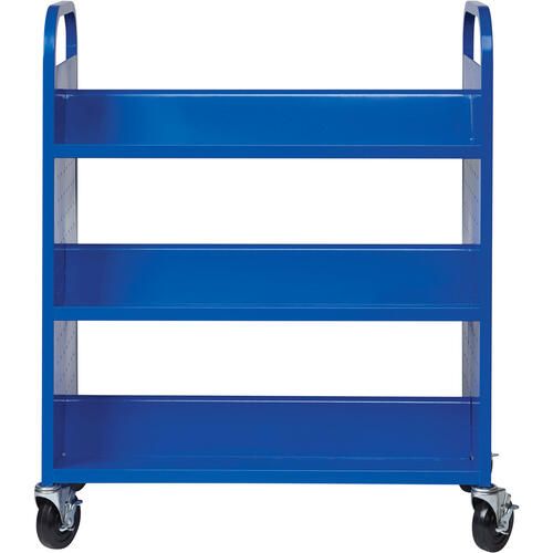 Lorell Double-Sided Book Cart