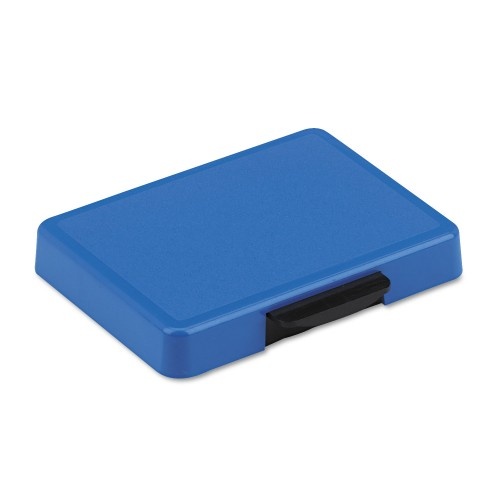 T5430 Professional Replacement Ink Pad For Trodat Custom Self-Inking Stamps, 1" X 1.63", Blue