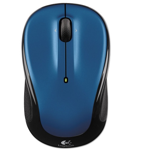 Logitech M325 Wireless Mouse, 2.4 Ghz Frequency/30 Ft Wireless Range, Left/Right Hand Use, Blue