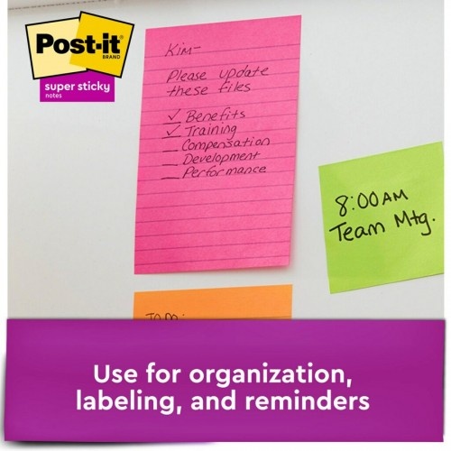 Post-It® Super Sticky Notes - Energy Boost Color Collection