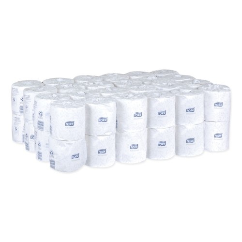 Tork Advanced Bath Tissue, Septic Safe, 2-Ply, White, 500 Sheets/Roll, 48 Rolls/Carton