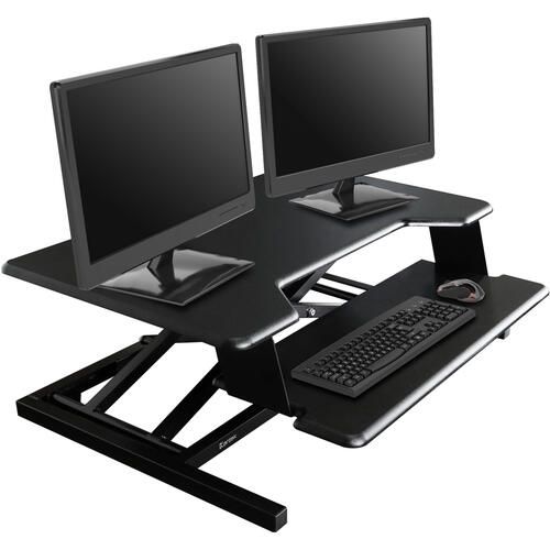 Kantek Desktop Riser Workstation Sit To Stand Black