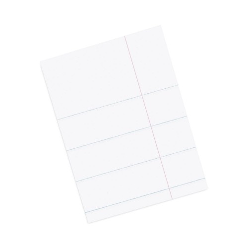 Pacon Composition Paper, 8.5 X 11, Wide/Legal Rule, 500/Pack