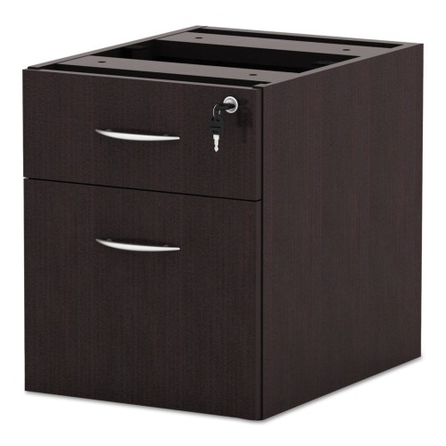 Alera Valencia Series Hanging Pedestal File, Left/Right, 2-Drawers: Box/File, Legal/Letter, Espresso, 15.63" X 20.5" X 19.25"